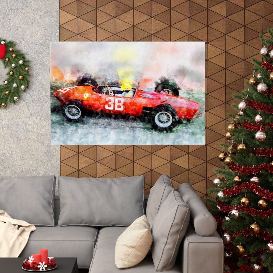 Ricardo Rodriguez, Ferrari 156 Sharknose, Formula One, Poster F1 Art