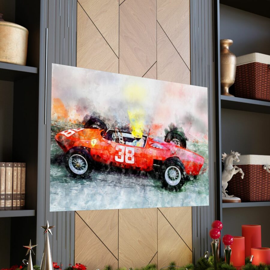 Ricardo Rodriguez, Ferrari 156 Sharknose, Formula One, Poster F1 Art
