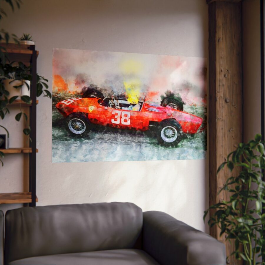 Ricardo Rodriguez, Ferrari 156 Sharknose, Formula One, Poster F1 Art
