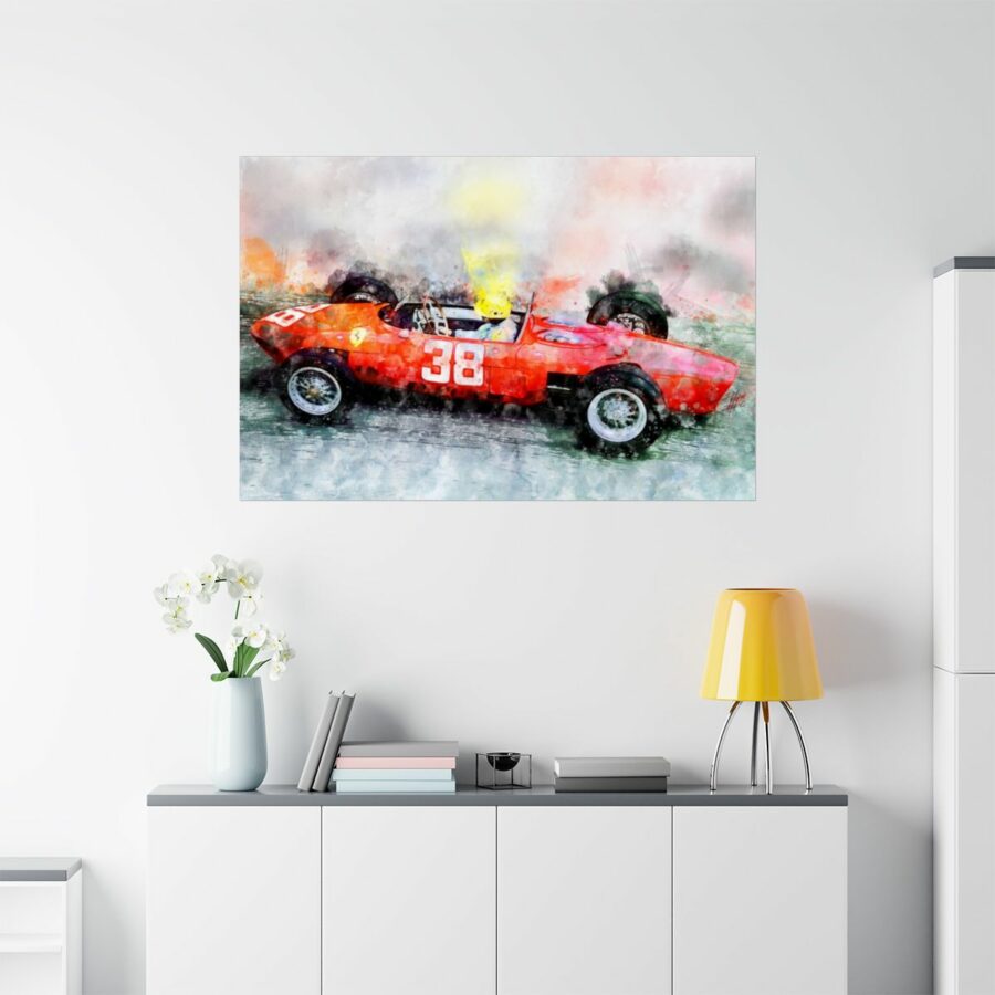 Ricardo Rodriguez, Ferrari 156 Sharknose, Formula One, Poster F1 Art