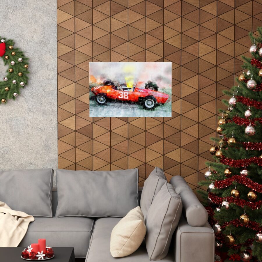Ricardo Rodriguez, Ferrari 156 Sharknose, Formula One, Poster F1 Art