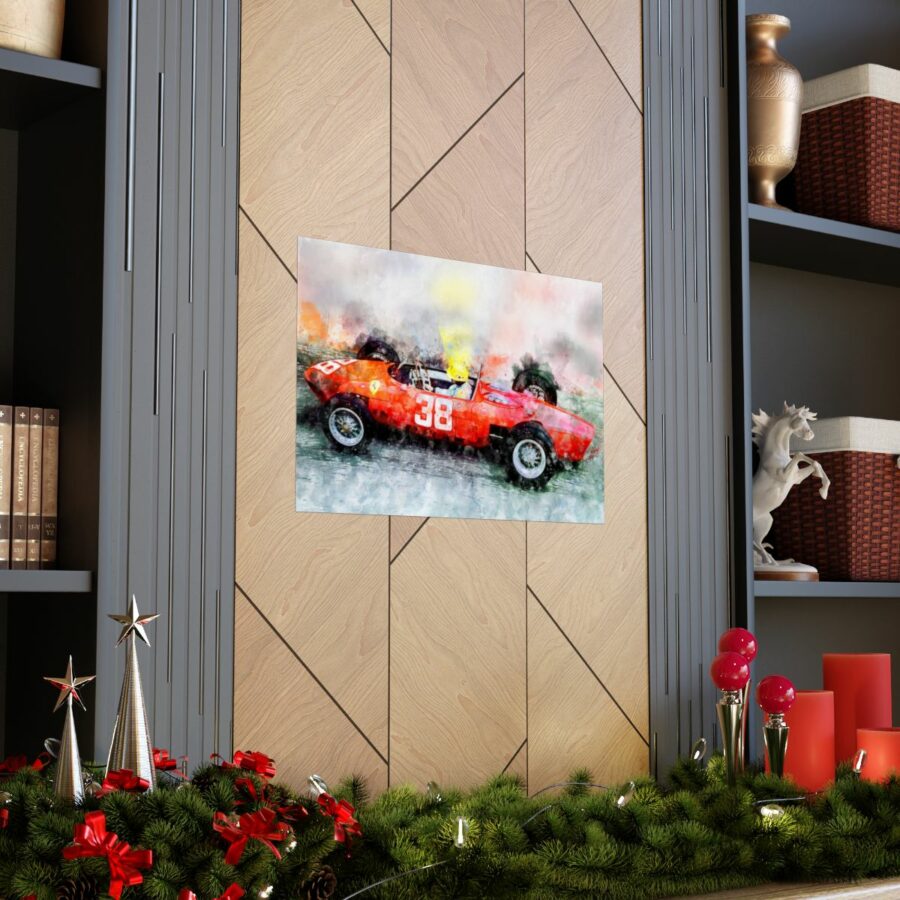 Ricardo Rodriguez, Ferrari 156 Sharknose, Formula One, Poster F1 Art