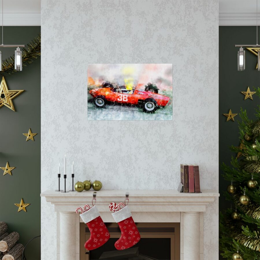 Ricardo Rodriguez, Ferrari 156 Sharknose, Formula One, Poster F1 Art