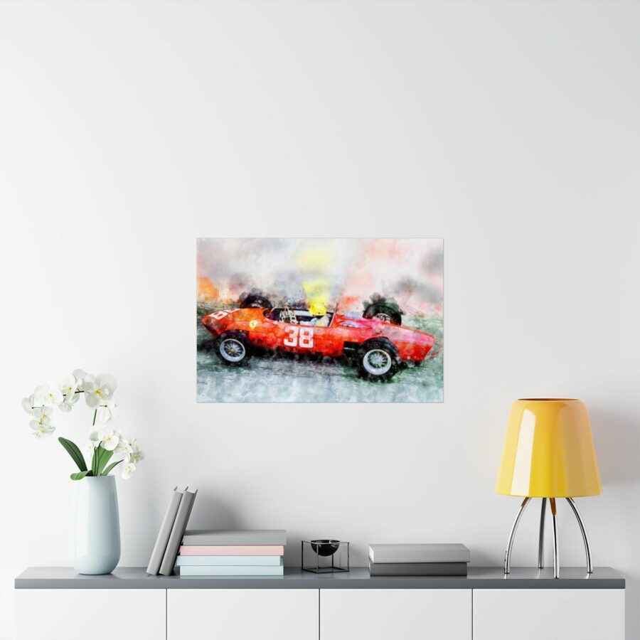 Ricardo Rodriguez, Ferrari 156 Sharknose, Formula One, Poster F1 Art