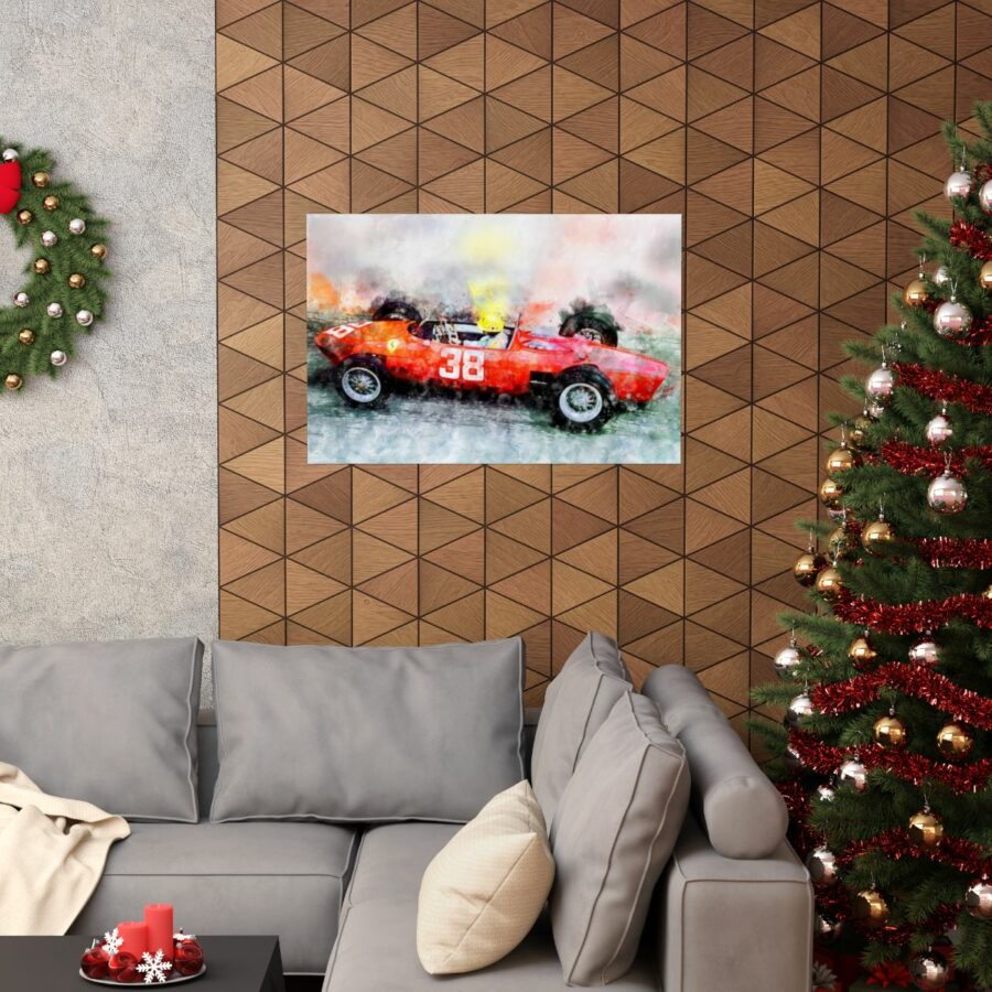 Ricardo Rodriguez, Ferrari 156 Sharknose, Formula One, Poster F1 Art