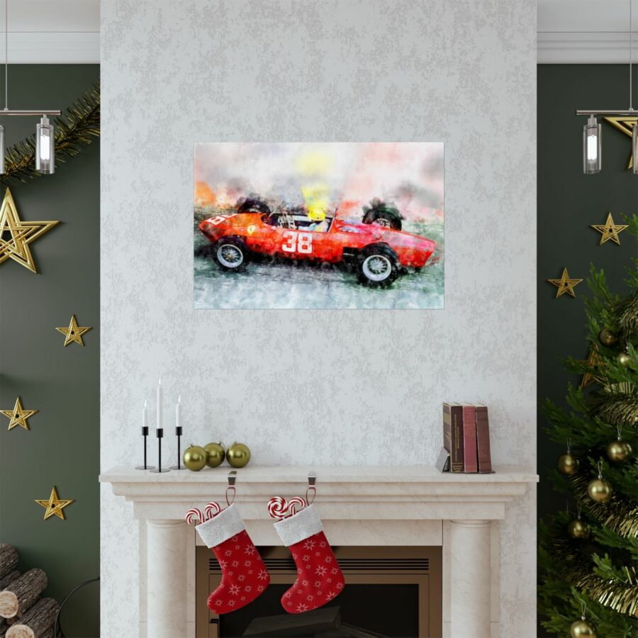 Ricardo Rodriguez, Ferrari 156 Sharknose, Formula One, Poster F1 Art