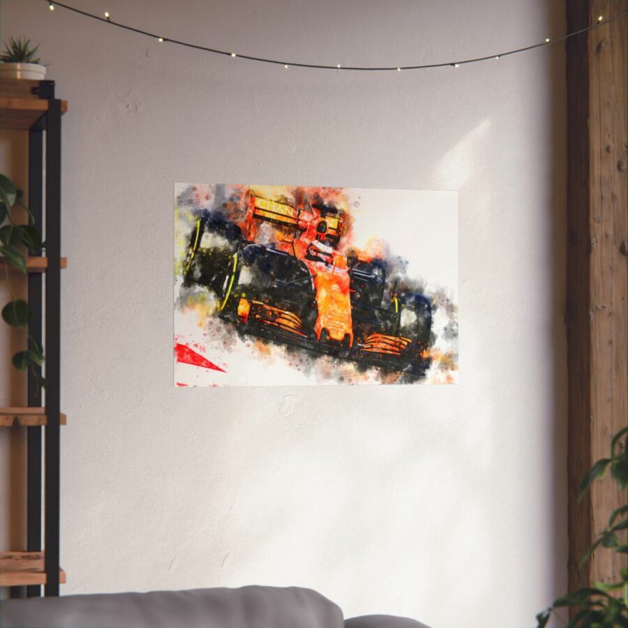 Stoffel Vandoorne, Formula One, Poster F1 Art