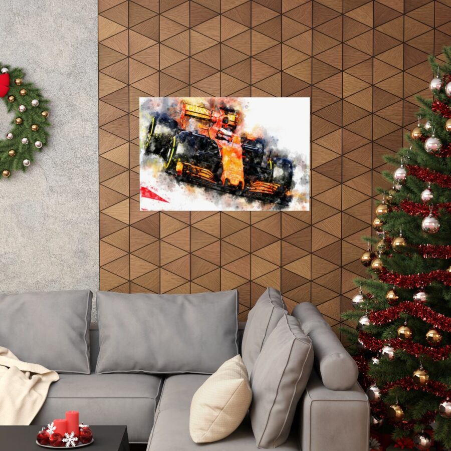 Stoffel Vandoorne, Formula One, Poster F1 Art