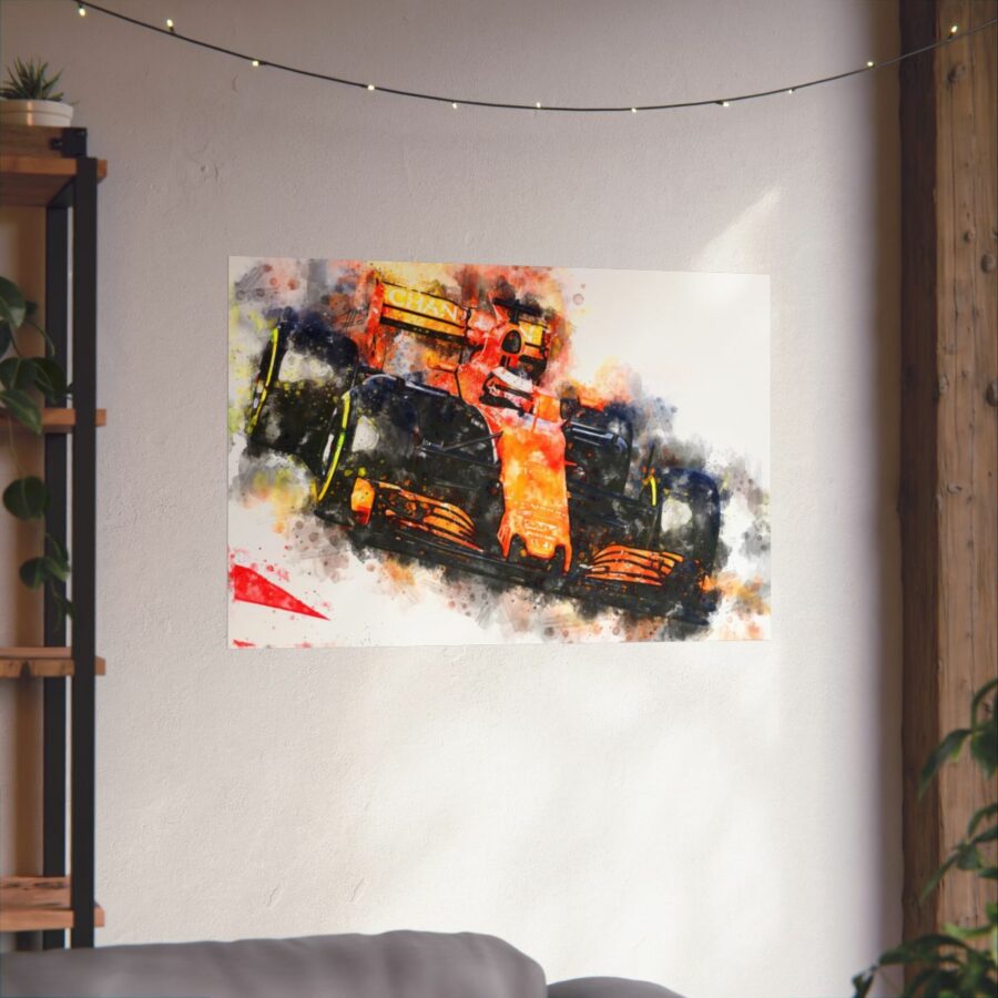 Stoffel Vandoorne, Formula One, Poster F1 Art