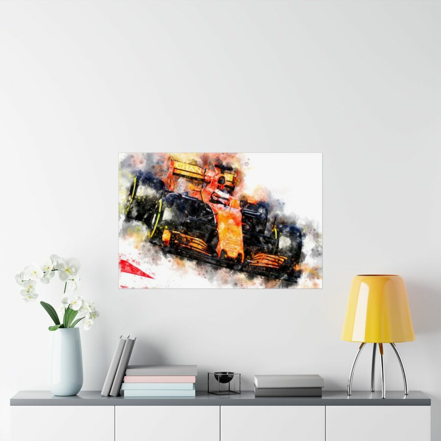 Stoffel Vandoorne, Formula One, Poster F1 Art