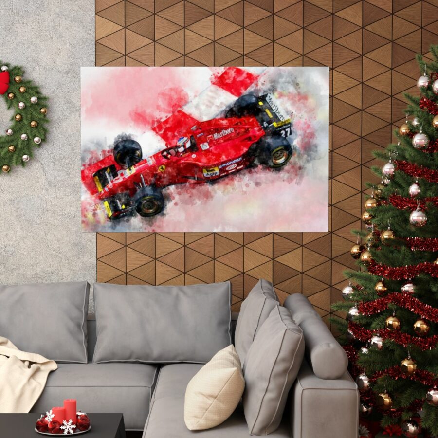 Jean Alesi, Ferrari, Formula One, Poster F1 Art
