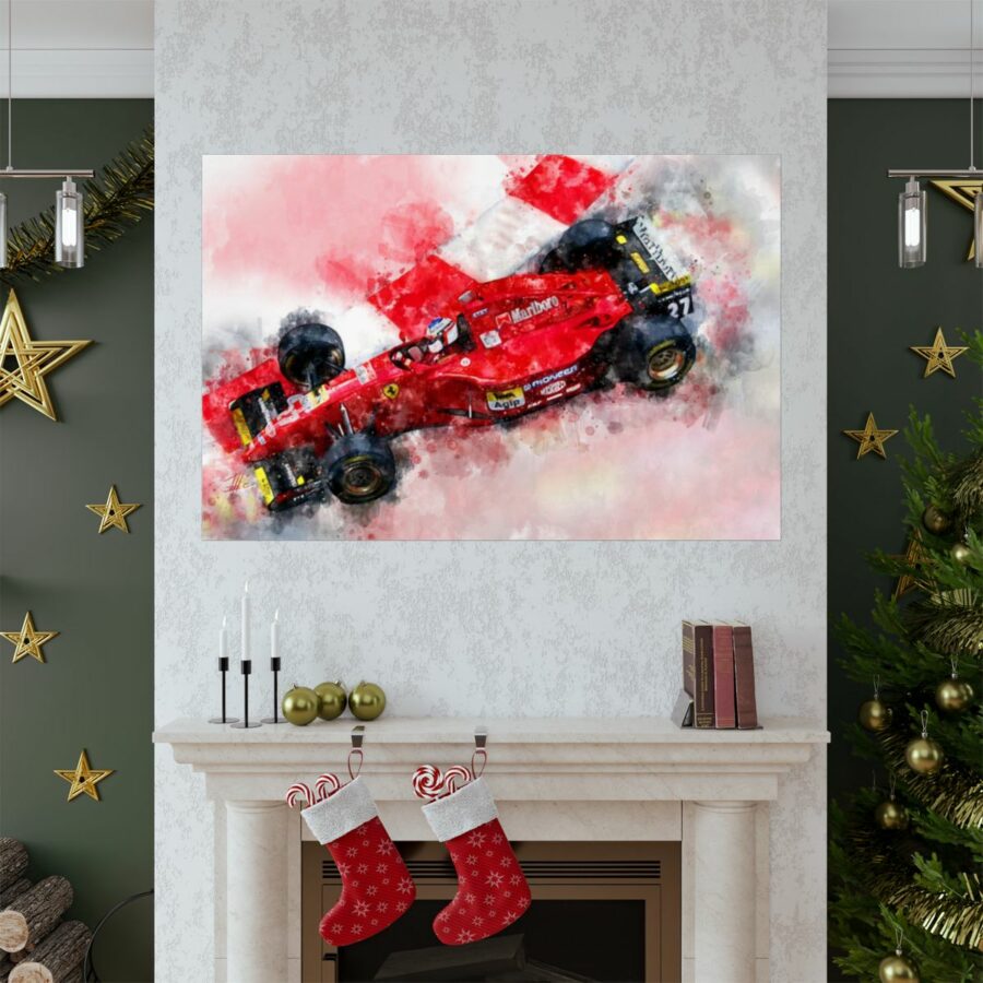 Jean Alesi, Ferrari, Formula One, Poster F1 Art