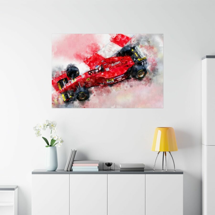Jean Alesi, Ferrari, Formula One, Poster F1 Art