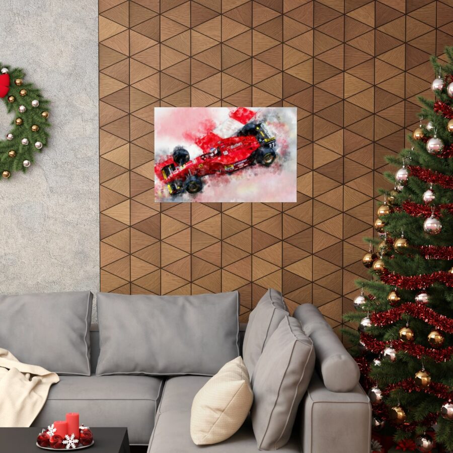 Jean Alesi, Ferrari, Formula One, Poster F1 Art