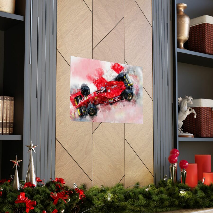 Jean Alesi, Ferrari, Formula One, Poster F1 Art