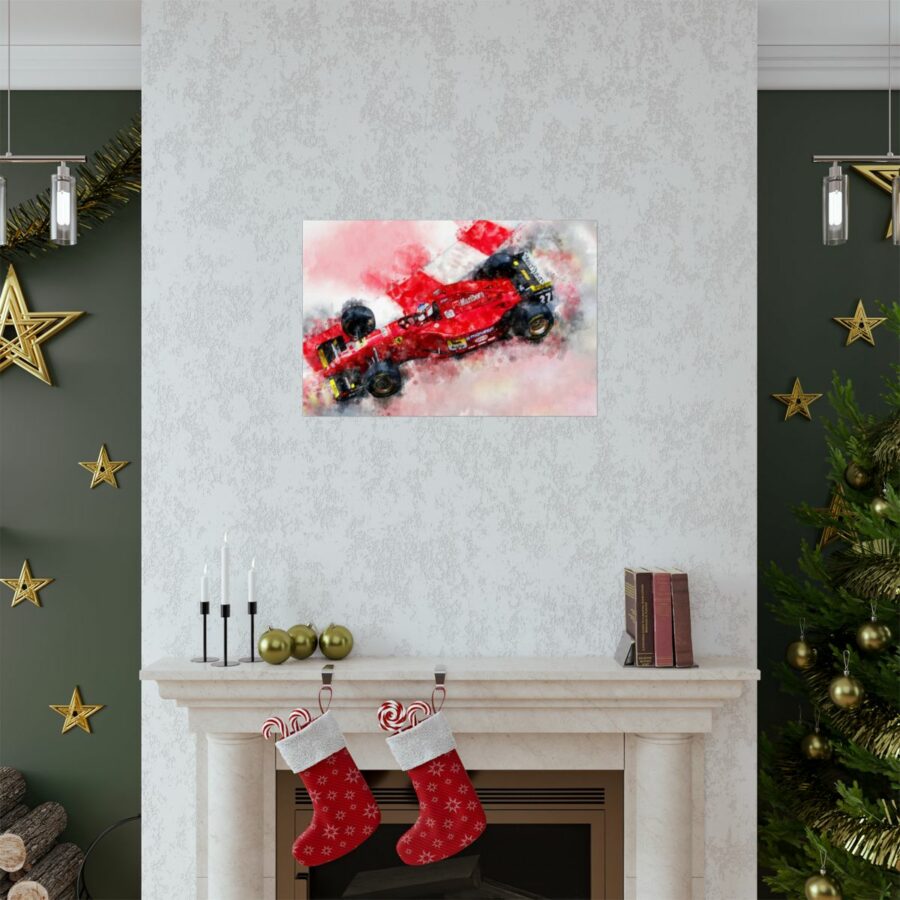 Jean Alesi, Ferrari, Formula One, Poster F1 Art