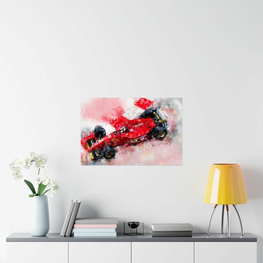 Jean Alesi, Ferrari, Formula One, Poster F1 Art