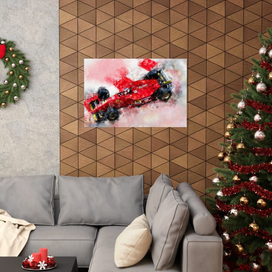 Jean Alesi, Ferrari, Formula One, Poster F1 Art