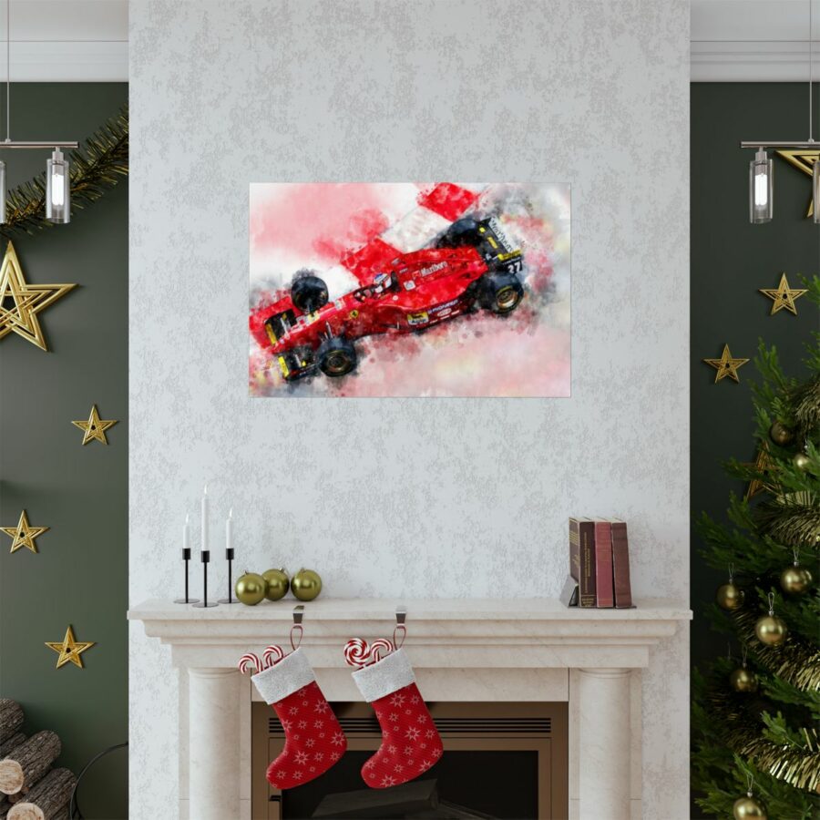 Jean Alesi, Ferrari, Formula One, Poster F1 Art