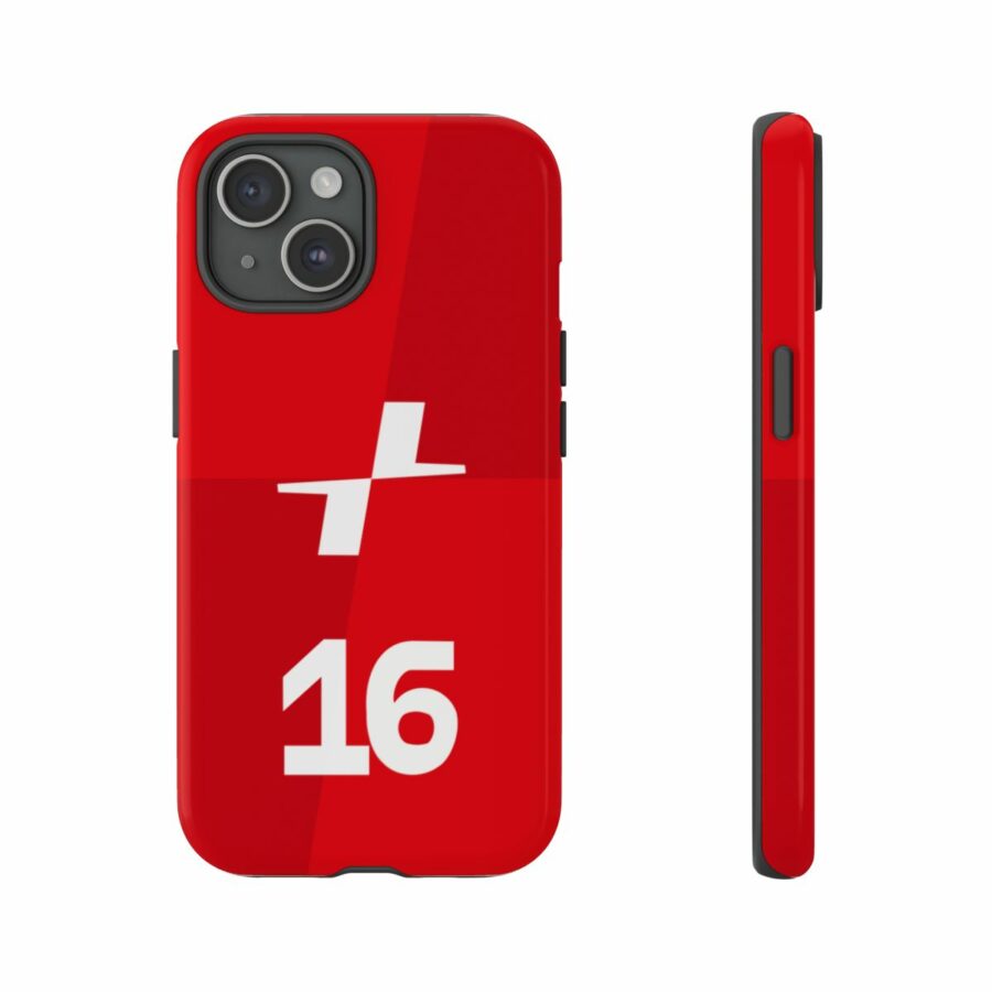 Charles Leclerc CL16 F1 logo 2025 Tough Phone Case compatible with iPhone Google Pixel & Samsung Charles Leclerc