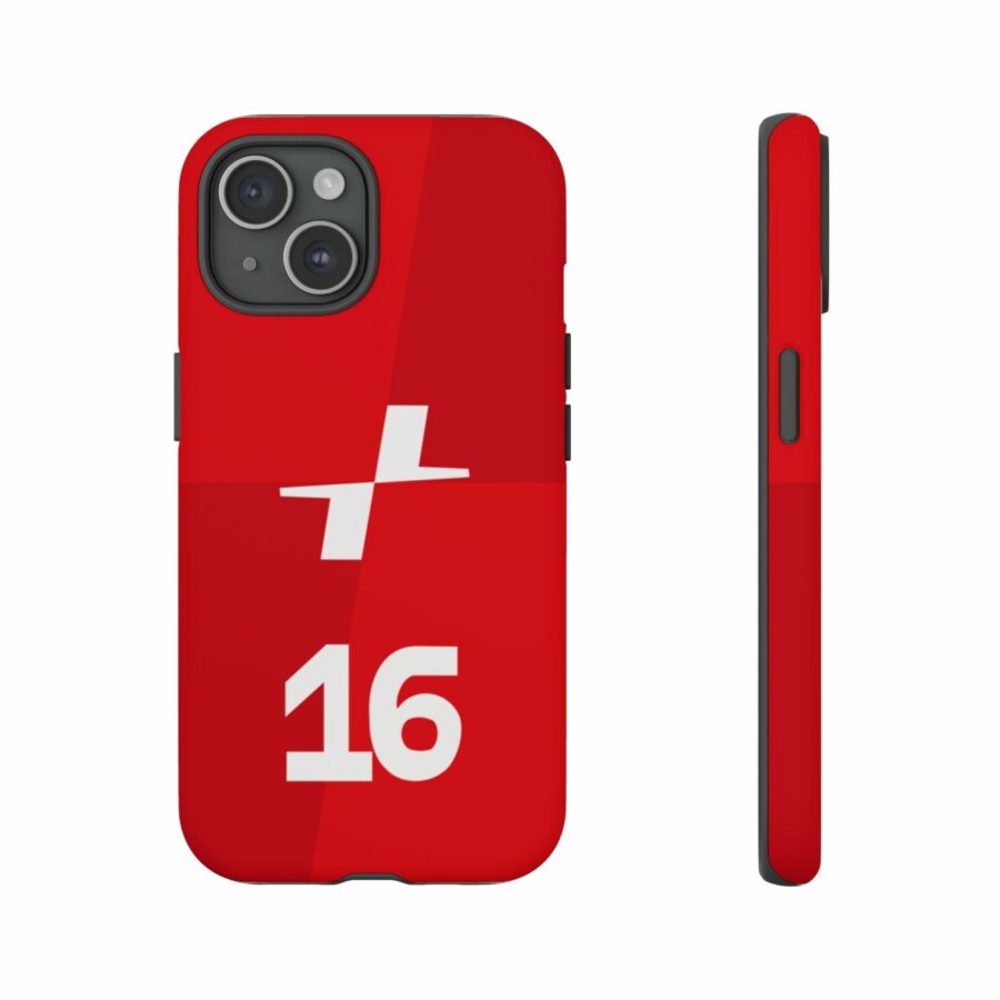 Charles Leclerc CL16 F1 logo 2025 Tough Phone Case compatible with iPhone Google Pixel & Samsung Charles Leclerc