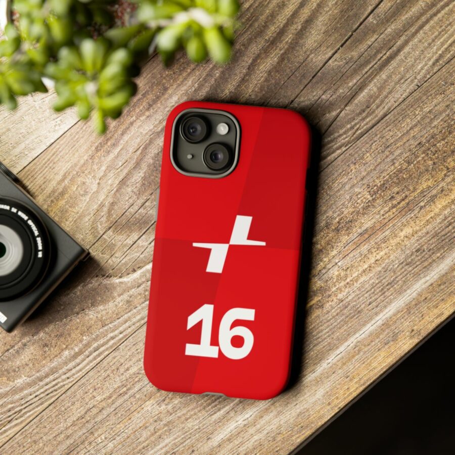Charles Leclerc CL16 F1 logo 2025 Tough Phone Case compatible with iPhone Google Pixel & Samsung Charles Leclerc