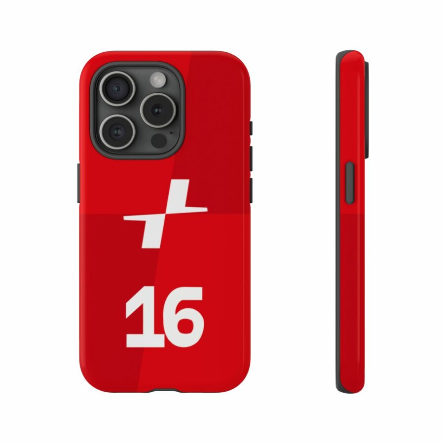 Charles Leclerc CL16 F1 logo 2025 Tough Phone Case compatible with iPhone Google Pixel & Samsung Charles Leclerc