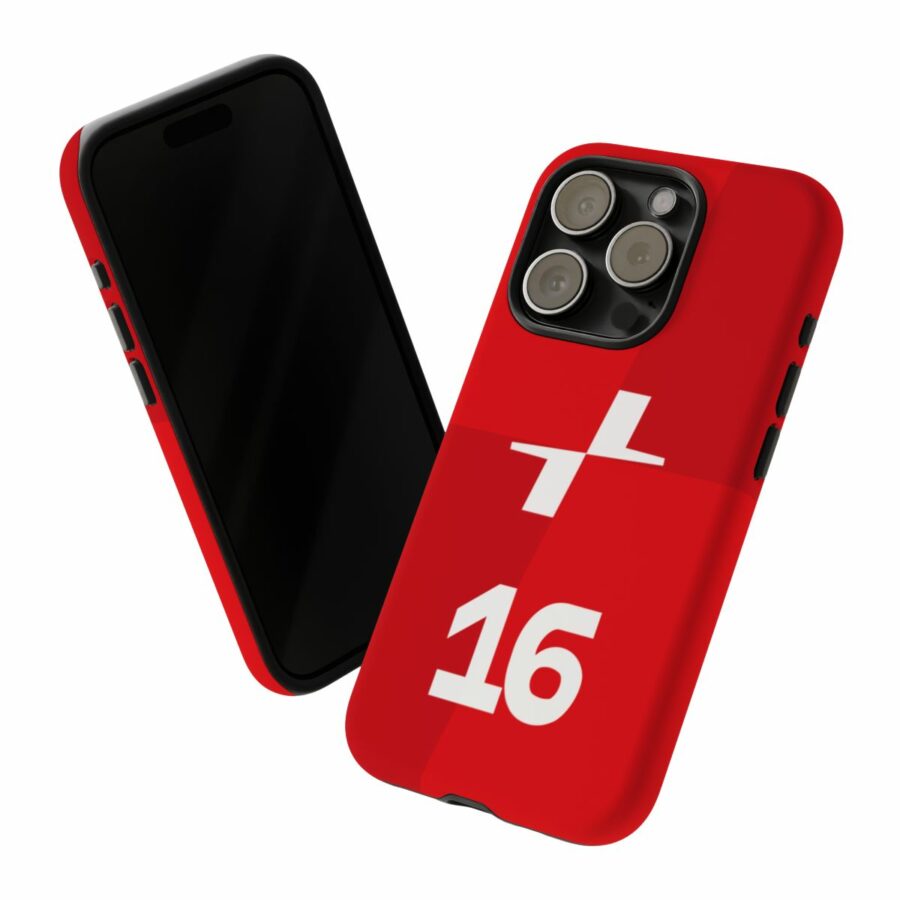 Charles Leclerc CL16 F1 logo 2025 Tough Phone Case compatible with iPhone Google Pixel & Samsung Charles Leclerc