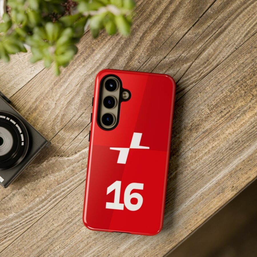Charles Leclerc CL16 F1 logo 2025 Tough Phone Case compatible with iPhone Google Pixel & Samsung Charles Leclerc