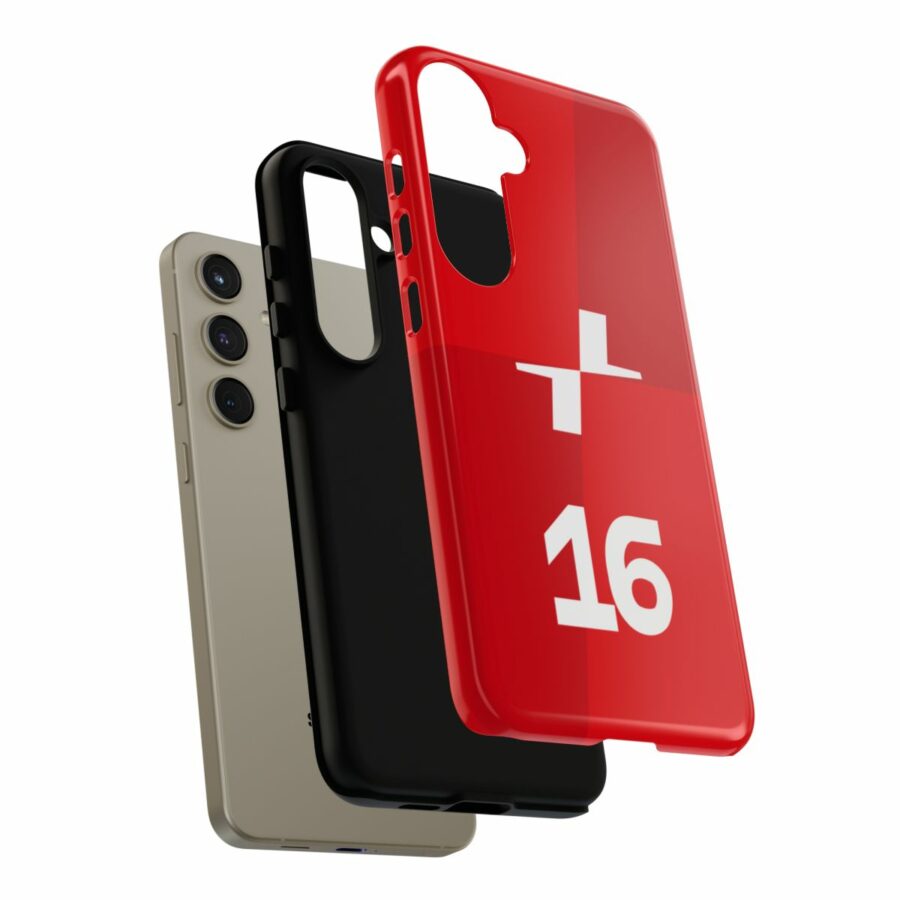 Charles Leclerc CL16 F1 logo 2025 Tough Phone Case compatible with iPhone Google Pixel & Samsung Charles Leclerc