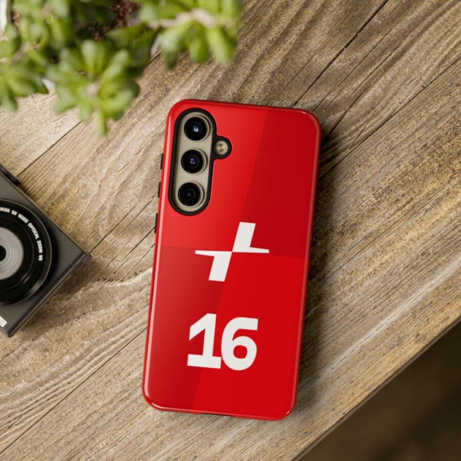 Charles Leclerc CL16 F1 logo 2025 Tough Phone Case compatible with iPhone Google Pixel & Samsung Charles Leclerc