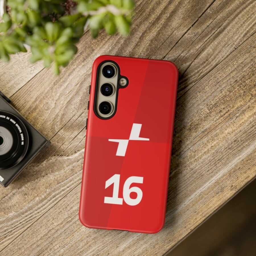 Charles Leclerc CL16 F1 logo 2025 Tough Phone Case compatible with iPhone Google Pixel & Samsung Charles Leclerc