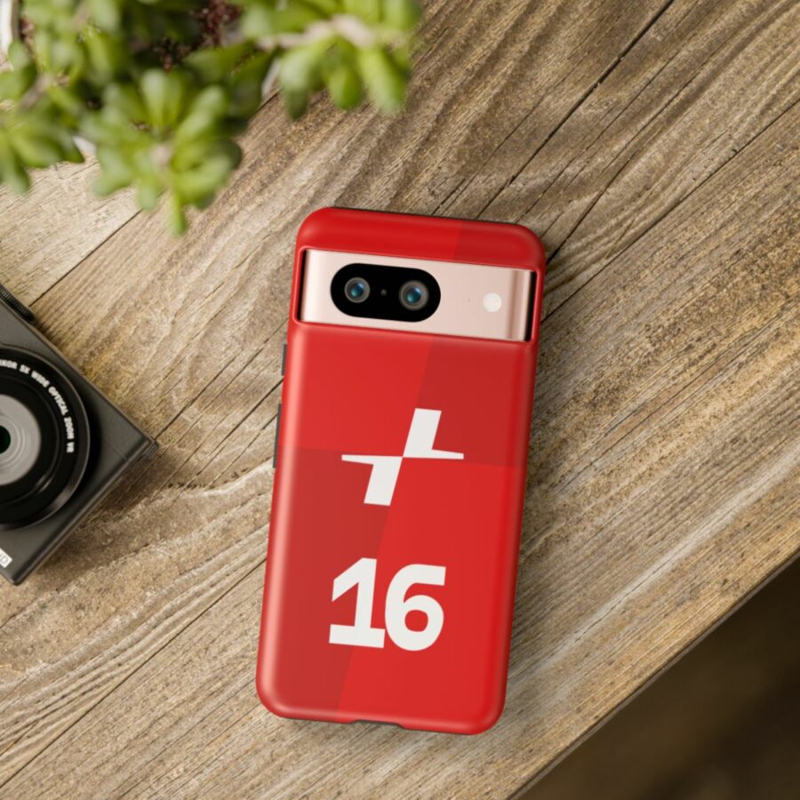 Charles Leclerc CL16 F1 logo 2025 Tough Phone Case compatible with iPhone Google Pixel & Samsung Charles Leclerc