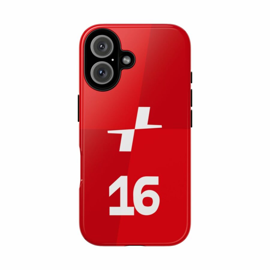 Charles Leclerc CL16 F1 logo 2025 Tough Phone Case compatible with iPhone Google Pixel & Samsung Charles Leclerc