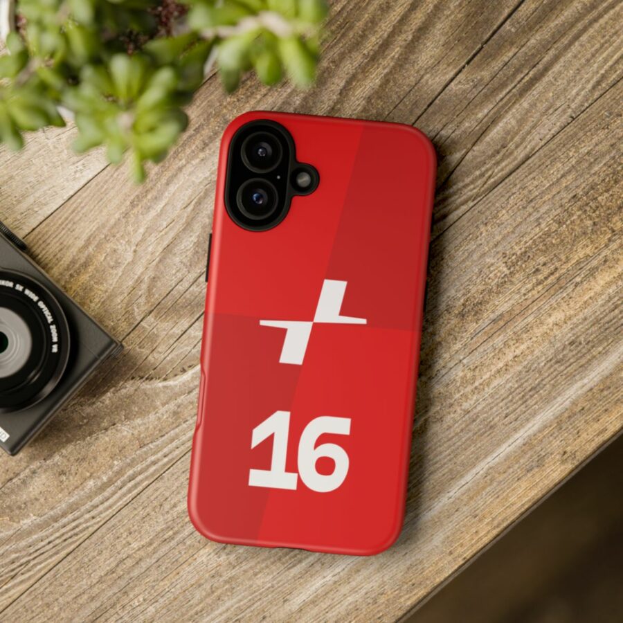 Charles Leclerc CL16 F1 logo 2025 Tough Phone Case compatible with iPhone Google Pixel & Samsung Charles Leclerc