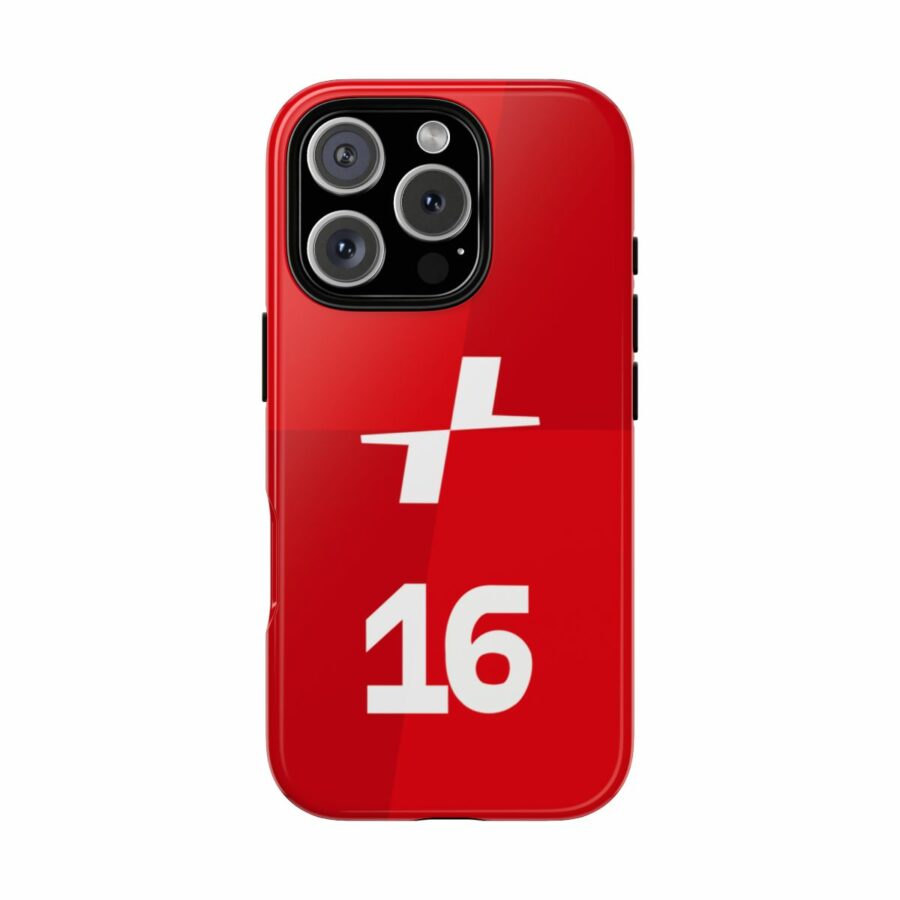 Charles Leclerc CL16 F1 logo 2025 Tough Phone Case compatible with iPhone Google Pixel & Samsung Charles Leclerc