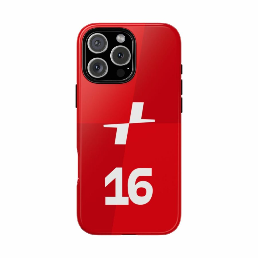Charles Leclerc CL16 F1 logo 2025 Tough Phone Case compatible with iPhone Google Pixel & Samsung Charles Leclerc
