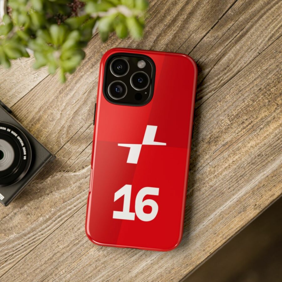 Charles Leclerc CL16 F1 logo 2025 Tough Phone Case compatible with iPhone Google Pixel & Samsung Charles Leclerc