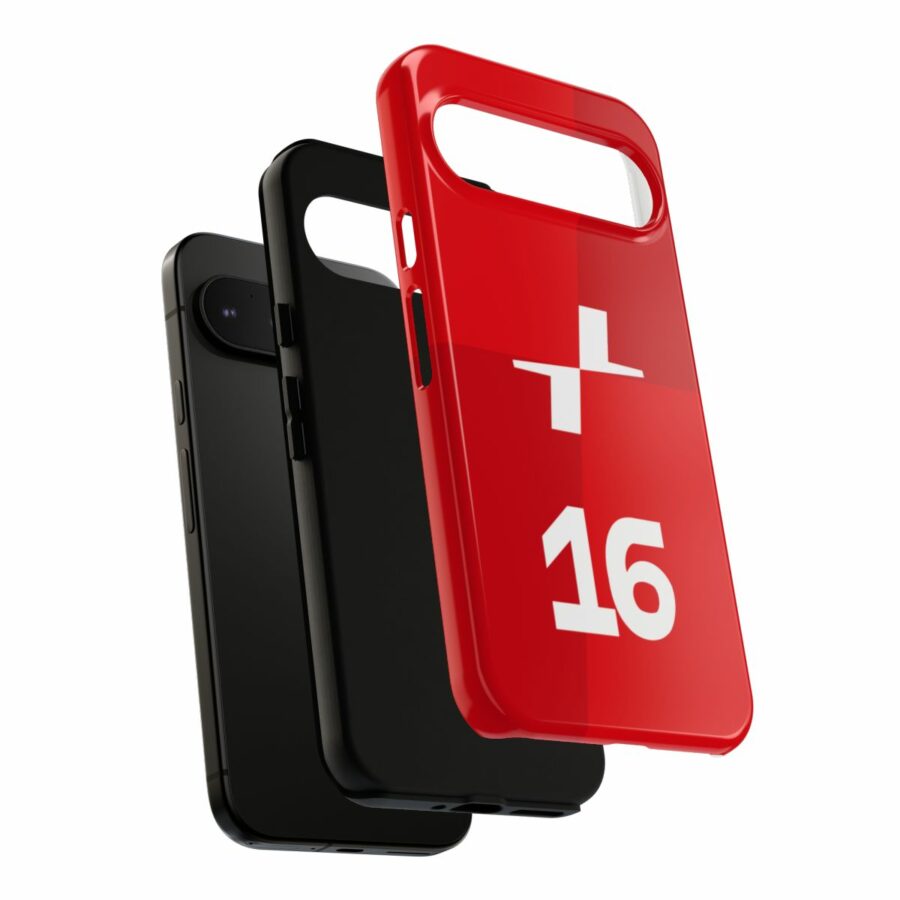 Charles Leclerc CL16 F1 logo 2025 Tough Phone Case compatible with iPhone Google Pixel & Samsung Charles Leclerc