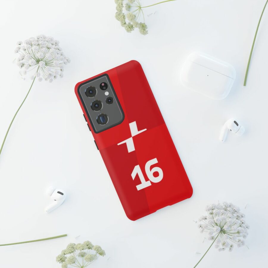 Charles Leclerc CL16 F1 logo 2025 Tough Phone Case compatible with iPhone Google Pixel & Samsung Charles Leclerc