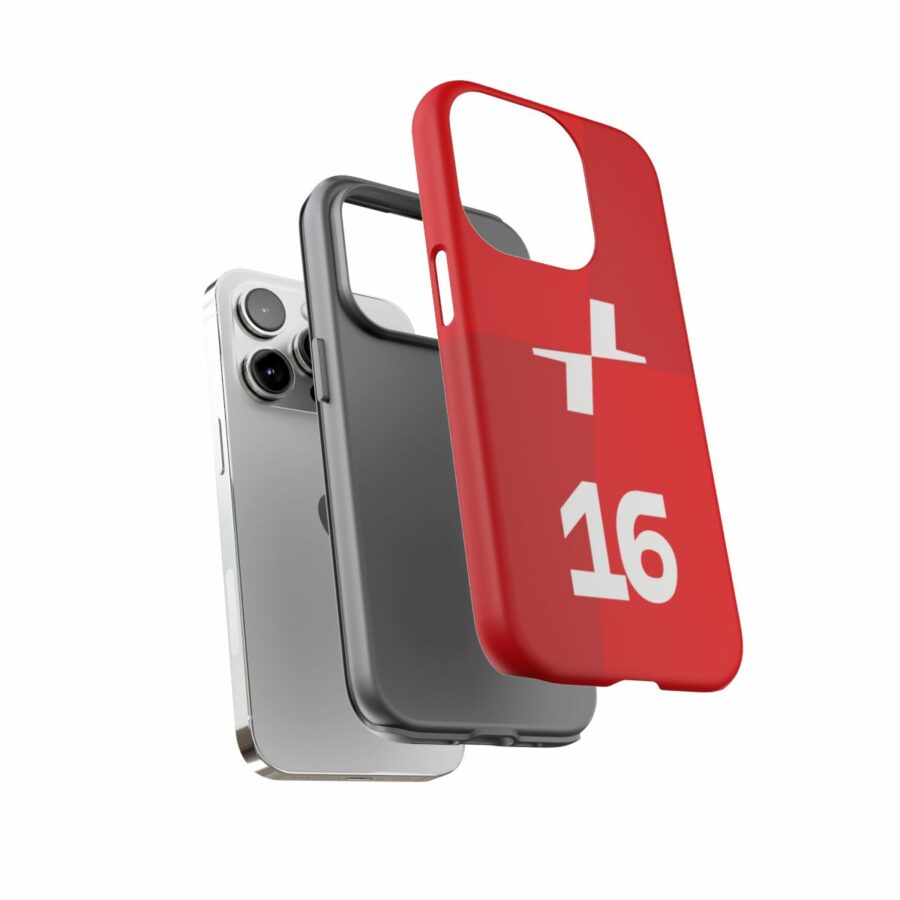 Charles Leclerc CL16 F1 logo 2025 Tough Phone Case compatible with iPhone Google Pixel & Samsung Charles Leclerc
