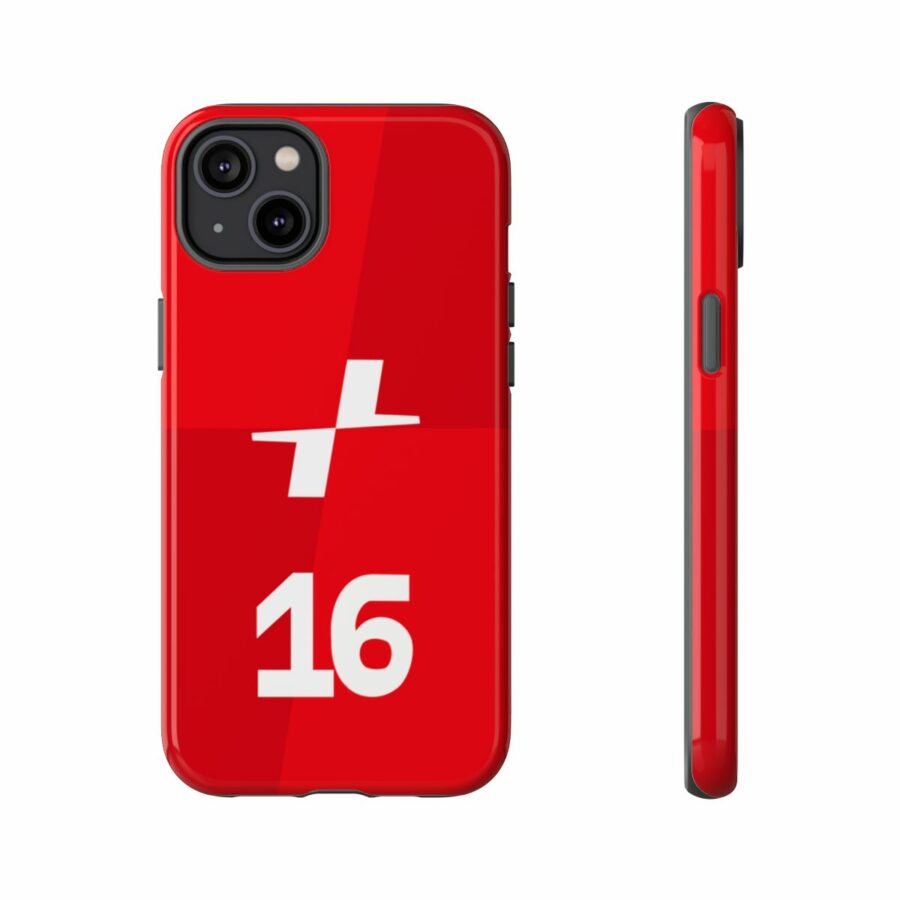 Charles Leclerc CL16 F1 logo 2025 Tough Phone Case compatible with iPhone Google Pixel & Samsung Charles Leclerc