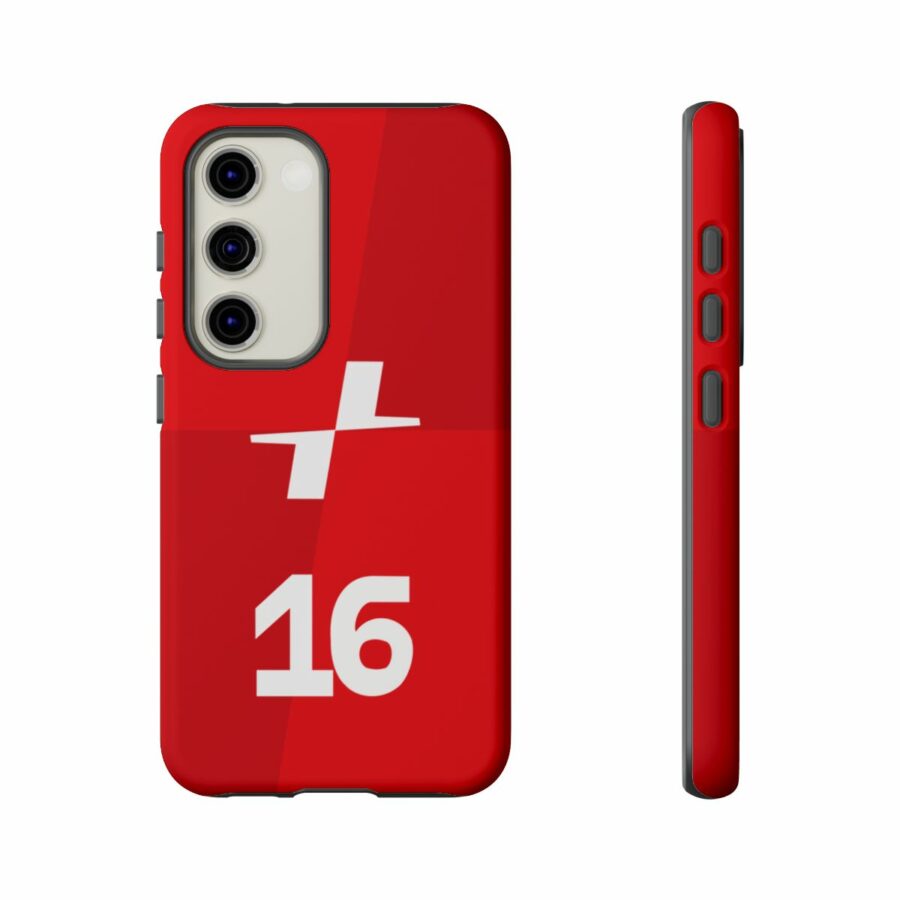 Charles Leclerc CL16 F1 logo 2025 Tough Phone Case compatible with iPhone Google Pixel & Samsung Charles Leclerc