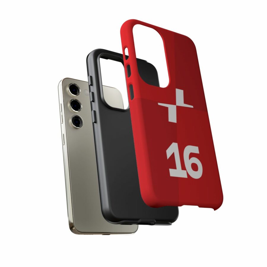 Charles Leclerc CL16 F1 logo 2025 Tough Phone Case compatible with iPhone Google Pixel & Samsung Charles Leclerc