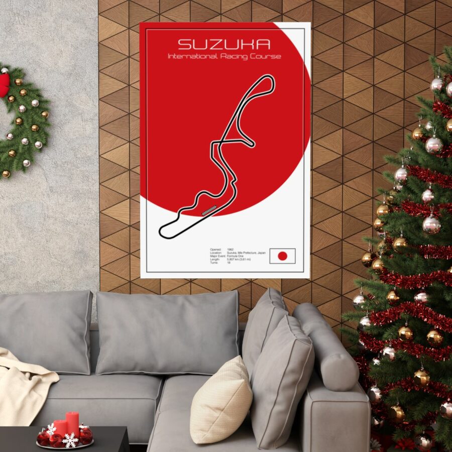 Suzuka Racetrack, Poster F1 Jackets