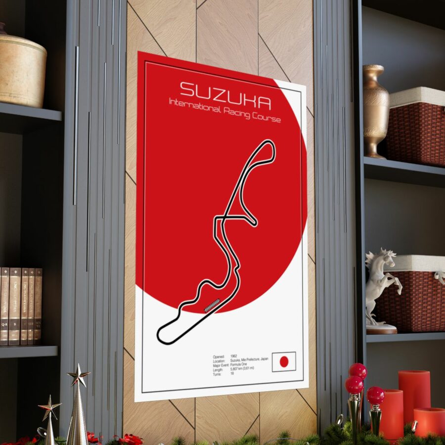Suzuka Racetrack, Poster F1 Jackets