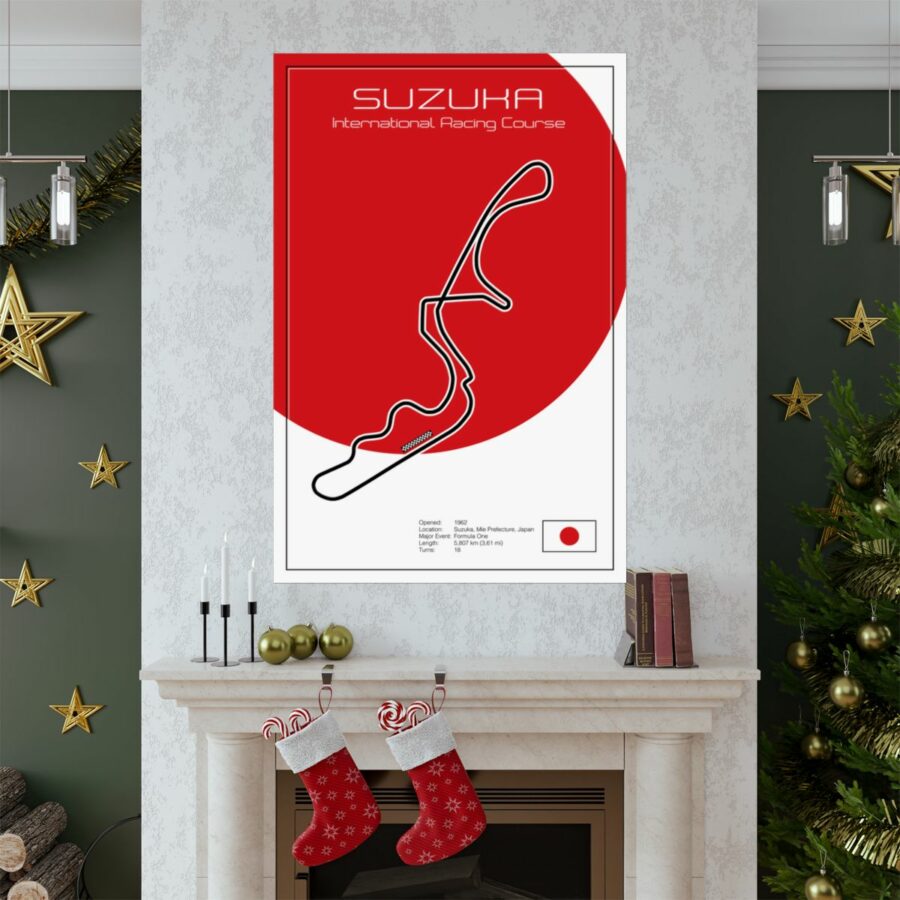 Suzuka Racetrack, Poster F1 Jackets