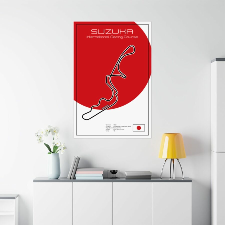 Suzuka Racetrack, Poster F1 Jackets