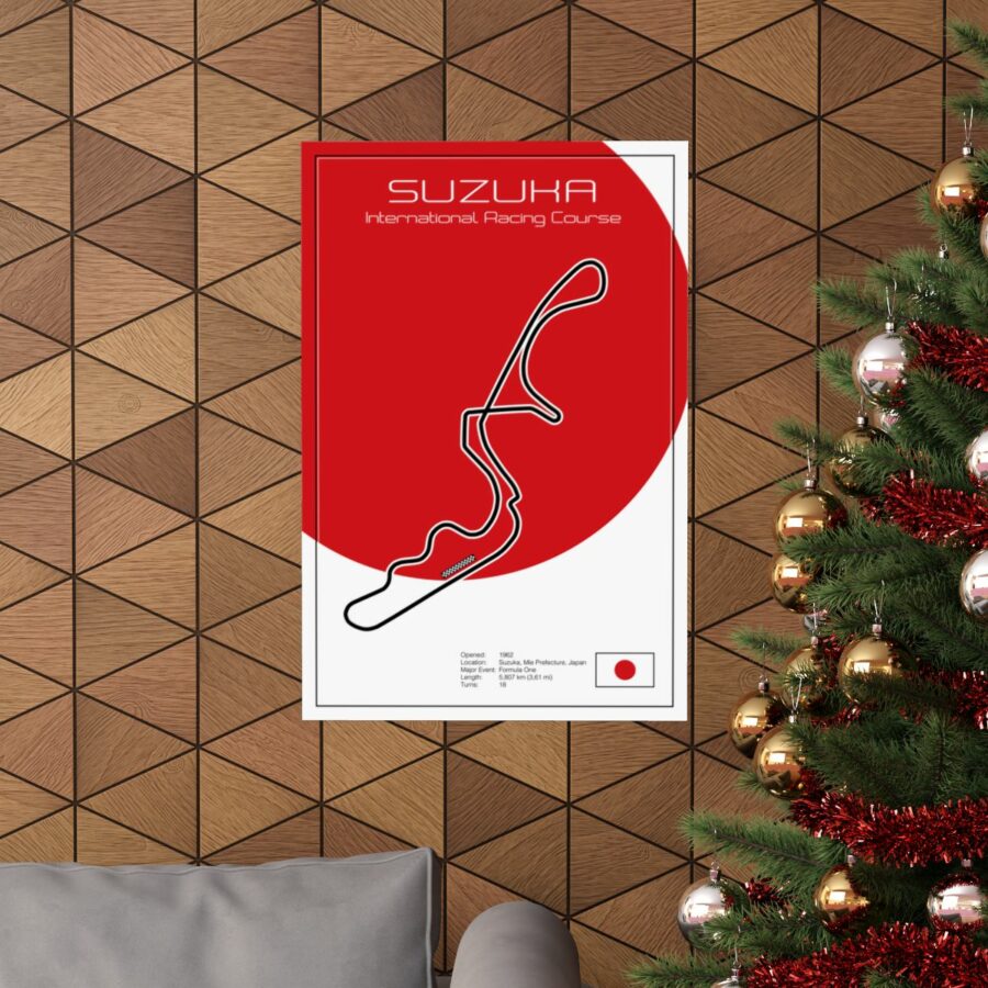 Suzuka Racetrack, Poster F1 Jackets