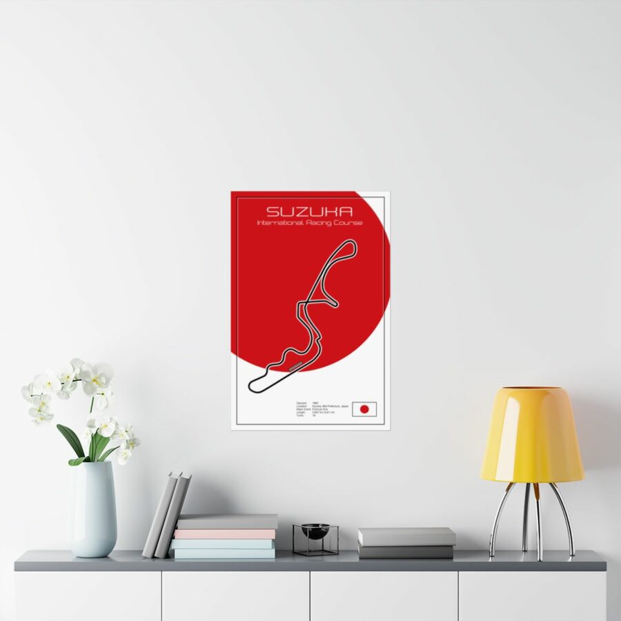 Suzuka Racetrack, Poster F1 Jackets